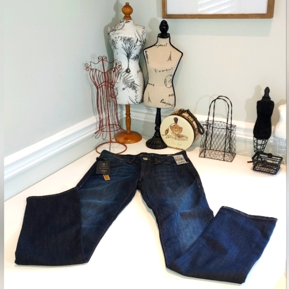Mavi Dark Wash Molly Straight Stretch Jeans NWT